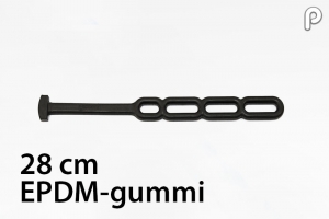 Virtuell Stropp 28 cm, Svart - EPDM