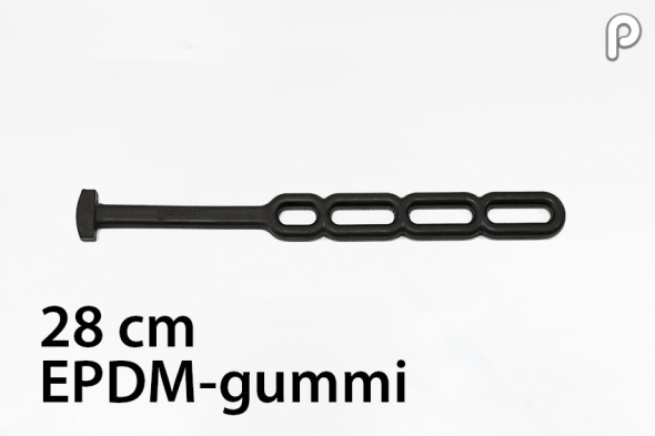 Virtuell Stropp 28 cm, Svart - EPDM