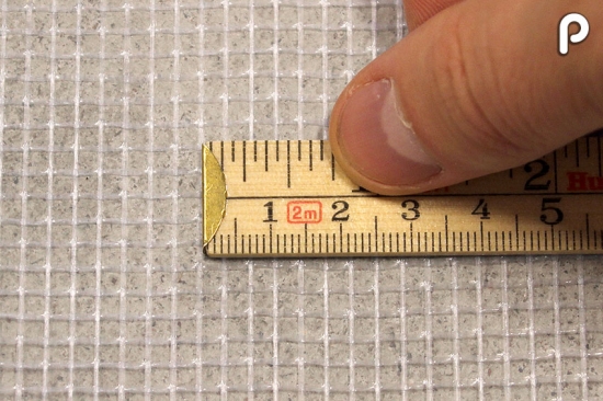 Metervara PVC Transparent Frost - 204 cm bred