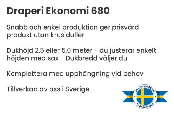 Draperi Ekonomi 680