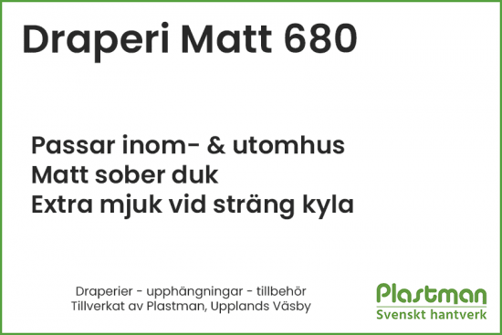 Draperi Matt 680 text
