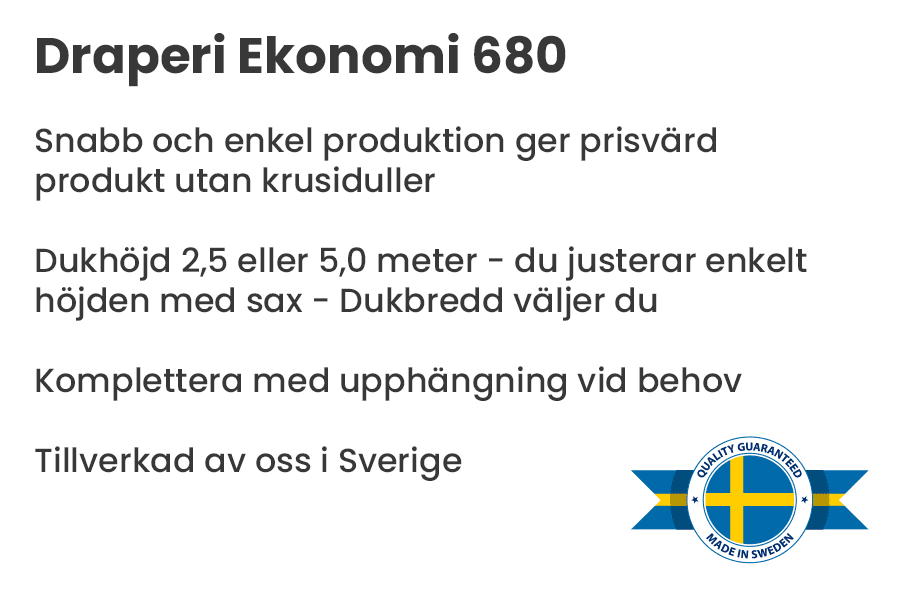 Draperi Ekonomi 680